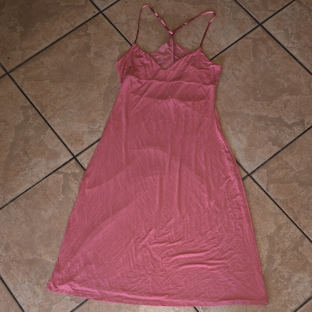 VICTORIA SECRET- Elegant Pink Slip Dress